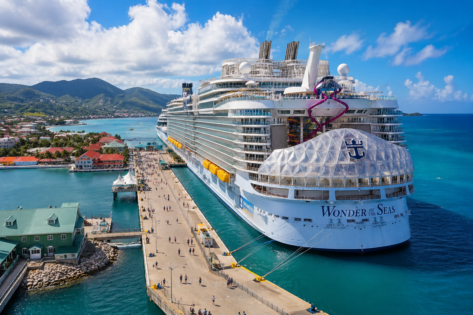 best Caribbean cruises for first-timers Royal Caribbean cruise ship deck pool ocean activities