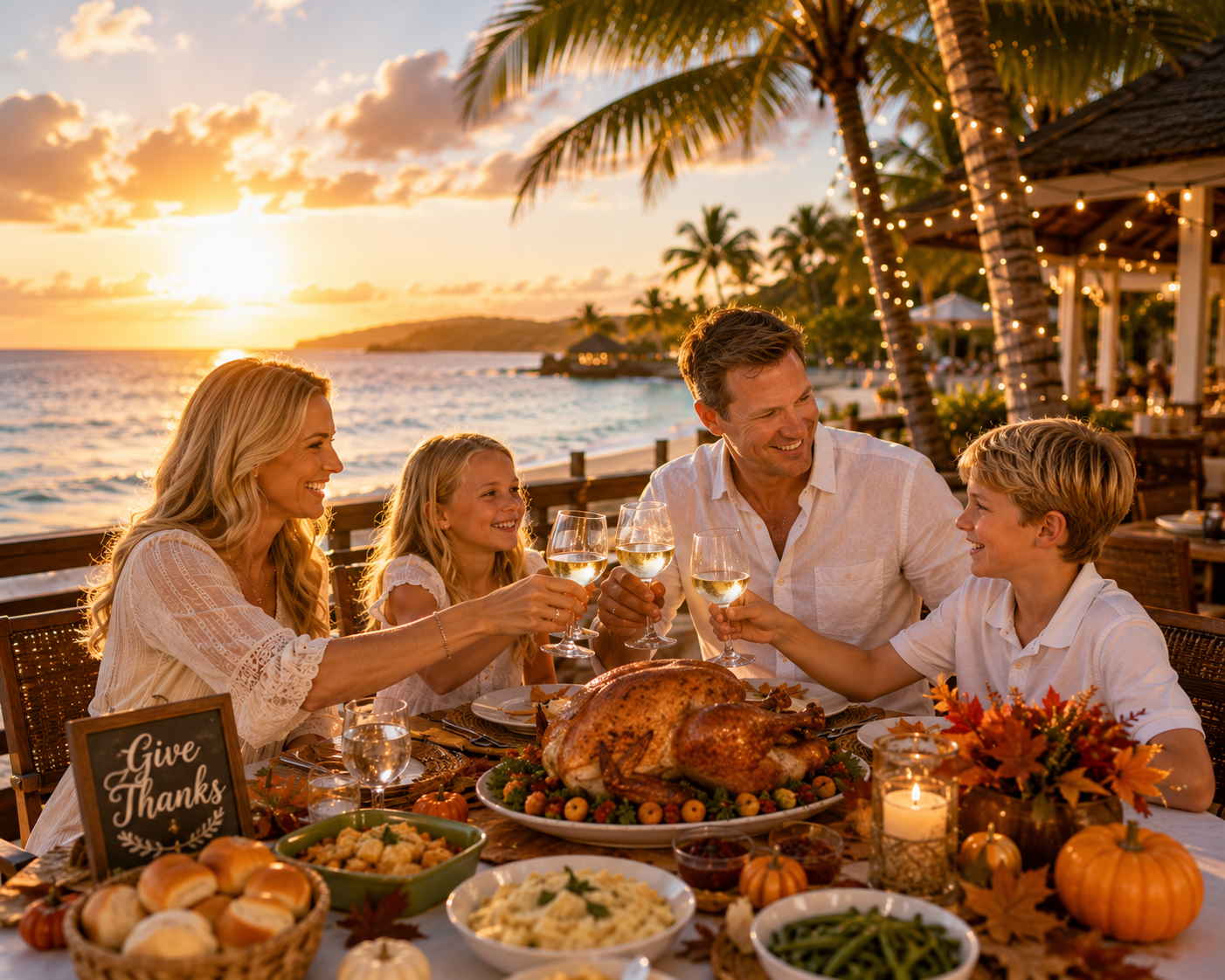 Thanksgiving vacation ideas 2026 warm weather Caribbean beach resort cruise tropical November