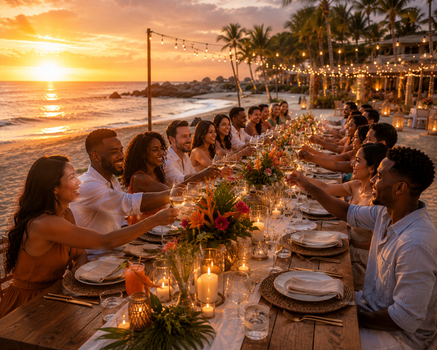 best all-inclusive resorts large groups 2026 private beach dinner resort group celebration Caribbean event