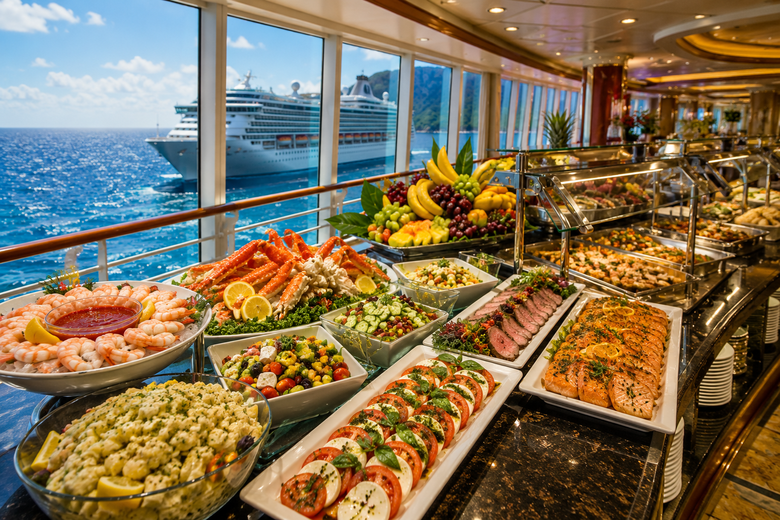 Caribbean cruise all-inclusive what is included pool deck dining entertainment onboard 2026